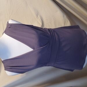 George Stretch Lavender Top SZ MD